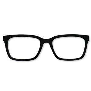 Pair Eyewear- Larkin Frame Topper- Solid Black Design